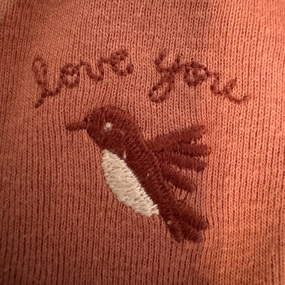 6M Carter's Infant Girls' Mauve Peplum Love You Outfit & Headband - 3 Pc Set - Picture 4 of 4